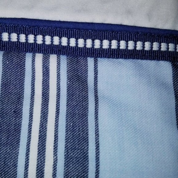 LAST CALL! Nautical Stripe Crib Skirt - Picture 3 of 4